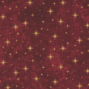 O' Christmas Tree 28961M-26 Dark Red by Deborah Edwards for Northcott Fabrics