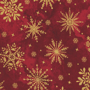 O' Christmas Tree 28960M-24 Red by Deborah Edwards for Northcott Fabrics