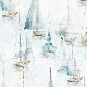 Smooth Sailing DP28909-10 by Deborah Edwards for Northcott Fabrics, Image