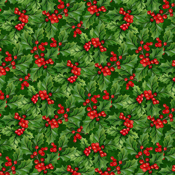 Deck the Halls 28999-76 by Liza B Studio for Northcott Fabrics, Image