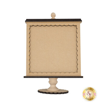 Unfinished Wood Square Pedestal Frame - 6-3/4