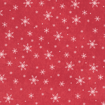 Holly Jolly 28818-24 Red by Emma Leach for Northcott Fabrics