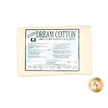 Natural Dream Cotton Request - Low Loft - Throw Quilt Batting N3TH by Quilters Dream Batting, Image