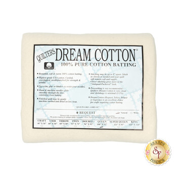 Natural Dream Cotton Request - Low Loft - Queen Quilt Batting N3Q by Quilters Dream Batting, Image