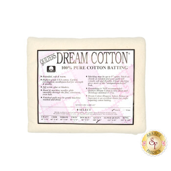 Natural Dream Cotton Select - Mid Loft - Queen Quilt Batting N4Q by Quilters Dream Batting, Image