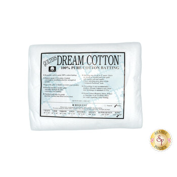 White Dream Cotton Request - Low Loft -  King Quilt Batting W3K by Quilters Dream Batting, Image