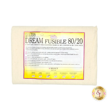Dream Fusible 80/20 - Throw Quilt Batting FUSETH by Quilters Dream Batting, Image