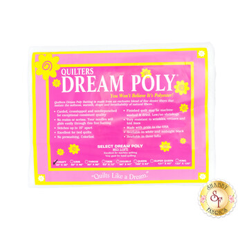 Dream Poly Select - Mid Loft - Craft Quilt Batting P4CF by Quilters Dream Batting, Image