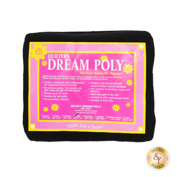 Black Dream Poly Select - Mid Loft - Twin Quilt Batting BLTN by Quilters Dream Batting, Image