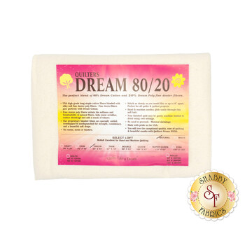 Natural Dream 80/20 Select - Mid Loft - Throw Quilt Batting ENTH by Quilters Dream Batting, Image