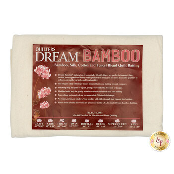 Dream Bamboo -  Mid Loft - Throw Quilt Batting OTH by Quilters Dream Batting, Image