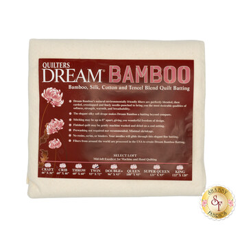Dream Bamboo -  Mid Loft - Twin Quilt Batting OTN by Quilters Dream Batting, Image