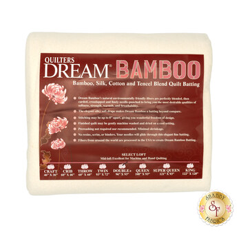 Dream Bamboo -  Mid Loft  - Double Quilt Batting OD by Quilters Dream Batting, Image