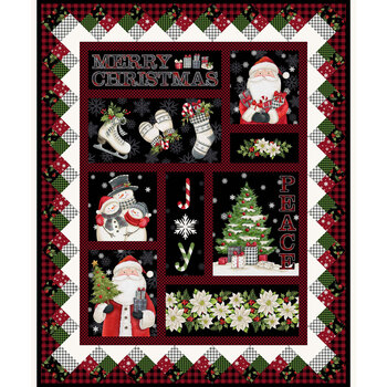 Farmhouse Christmas DP23493-99 Panel by Northcott Fabrics, Image