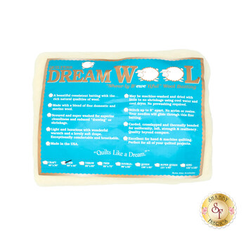 Dream Wool - Light Yet Lofty - Crib Quilt Batting WOOLCB by Quilters Dream Batting, Image