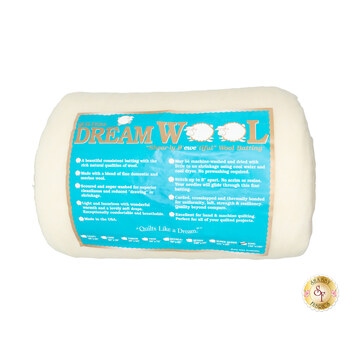 Dream Wool - Light Yet Lofty - King Quilt Batting WOOLK by Quilters Dream Batting, Image