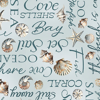 Coastal Escape 15022-80 Ocean by Nicole DeCamp for Benartex, Image