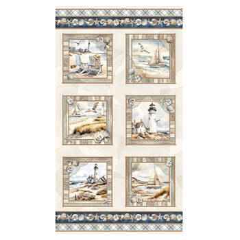 Coastal Escape 15023-70 Panel by Nicole DeCamp for Benartex, Image