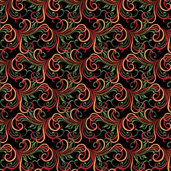 Autumn Cats 16771-12 Black by Peggy Collins for Benartex, Image