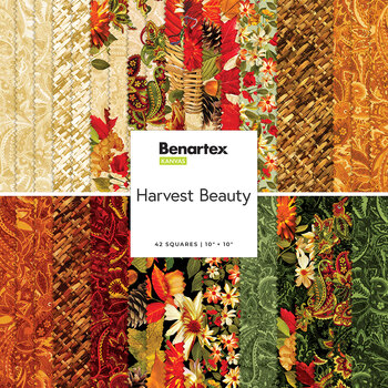 Harvest Beauty  10x10 Squares by Kanvas Studio for Benartex, Image