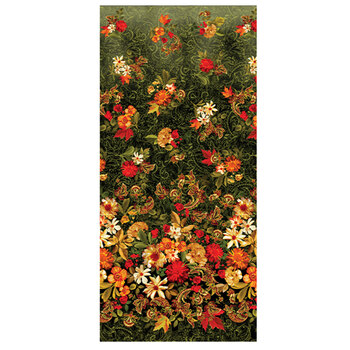 Harvest Beauty 15267-44 Green by Kanvas Studio for Benartex, Image