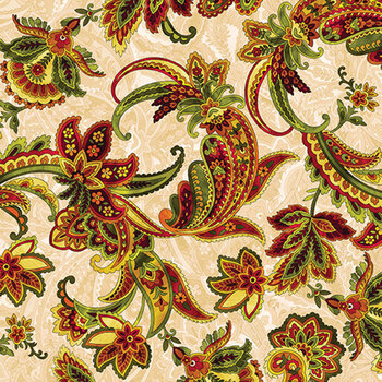 Harvest Beauty 15270-07 Cream by Kanvas Studio for Benartex, Image