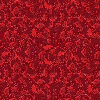 Merry Cats 16775-19 Crimson by Peggy Collins for Benartex, Image