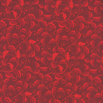 Merry Cats 16775-19 Crimson by Peggy Collins for Benartex, Image