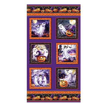 Ghostly Soiree 15094-66 Panel by Nicole DeCamp for Benartex, Image