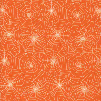 Ghostly Soiree 15095-39 Orange by Nicole DeCamp for Benartex, Image