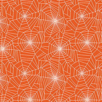 Ghostly Soiree 15095-39 Orange by Nicole DeCamp for Benartex, Image