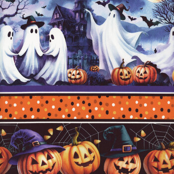 Ghostly Soiree 15096-99 Multi by Nicole DeCamp for Benartex, Image