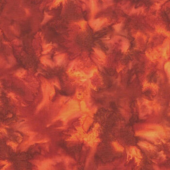 1895-389 Watercolor Batik Paprika by Hoffman Fabrics, Image
