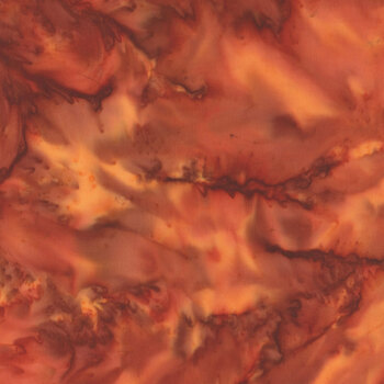 1895-389 Watercolor Batik Paprika by Hoffman Fabrics, Image