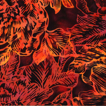 Bali Batiks - Ember Glow X2653-310 Fire by Hoffman Fabrics, Image