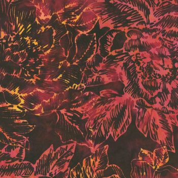 Bali Batiks - Ember Glow X2653-310 Fire by Hoffman Fabrics, Image