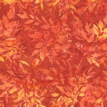 Bali Batiks - Ember Glow X2646-431 Cayenne by Hoffman Fabrics, Image
