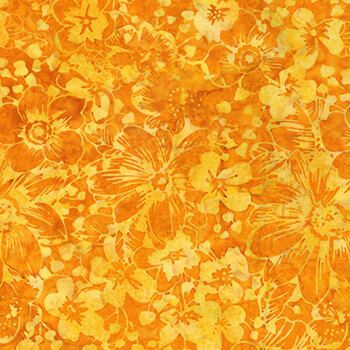 Bali Batiks - Ember Glow X2651-460 Squash by Hoffman Fabrics, Image