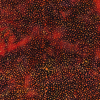 885-389 Dot Batiks Paprika by Hoffman Fabrics, Image