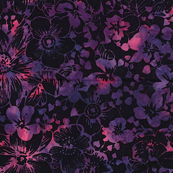 Bali Batiks - Tickled Pink X2651-382 Grape Juice by Hoffman Fabrics, Image