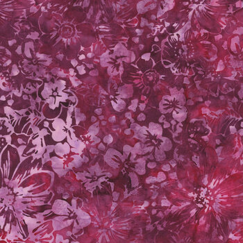 Bali Batiks - Tickled Pink X2651-72 Magenta by Hoffman Fabrics, Image