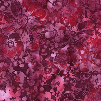 Bali Batiks - Tickled Pink X2651-72 Magenta by Hoffman Fabrics, Image