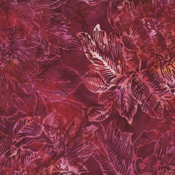 Bali Batiks - Tickled Pink X2653-143 Ruby by Hoffman Fabrics, Image