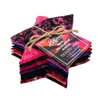 Bali Batiks - Tickled Pink  Fat Quarter Bundle Hoffman Fabrics