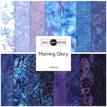 Bali Batiks - Morning Glory  Yardage by Hoffman Fabrics, Image