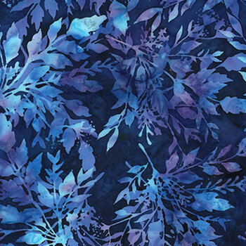 Bali Batiks - Morning Glory X2646-424 Salvia by Hoffman Fabrics, Image