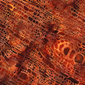 Bali Batiks - Cinnamon Spice X2659-100 Adobe by Hoffman Fabrics, Image