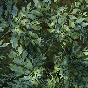 Bali Batiks - Cinnamon Spice X2646-141 Pine by Hoffman Fabrics, Image