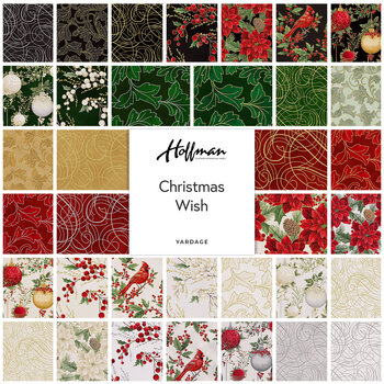 Christmas Wish  Yardage by Hoffman Fabrics, Image