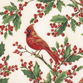 Christmas Wish Y7819-20G Natural Gold by Hoffman Fabrics